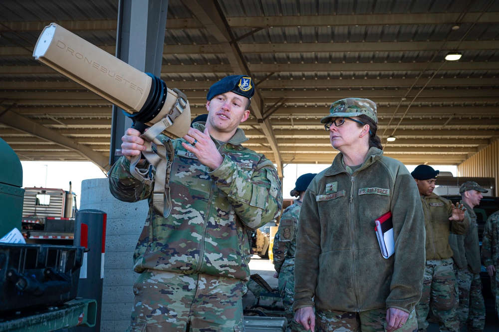 Maj. Gen. Stacy J. Huser visits Kirtland