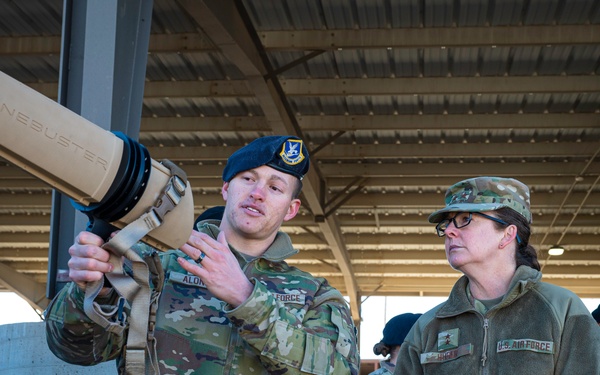 Maj. Gen. Stacy J. Huser visits Kirtland