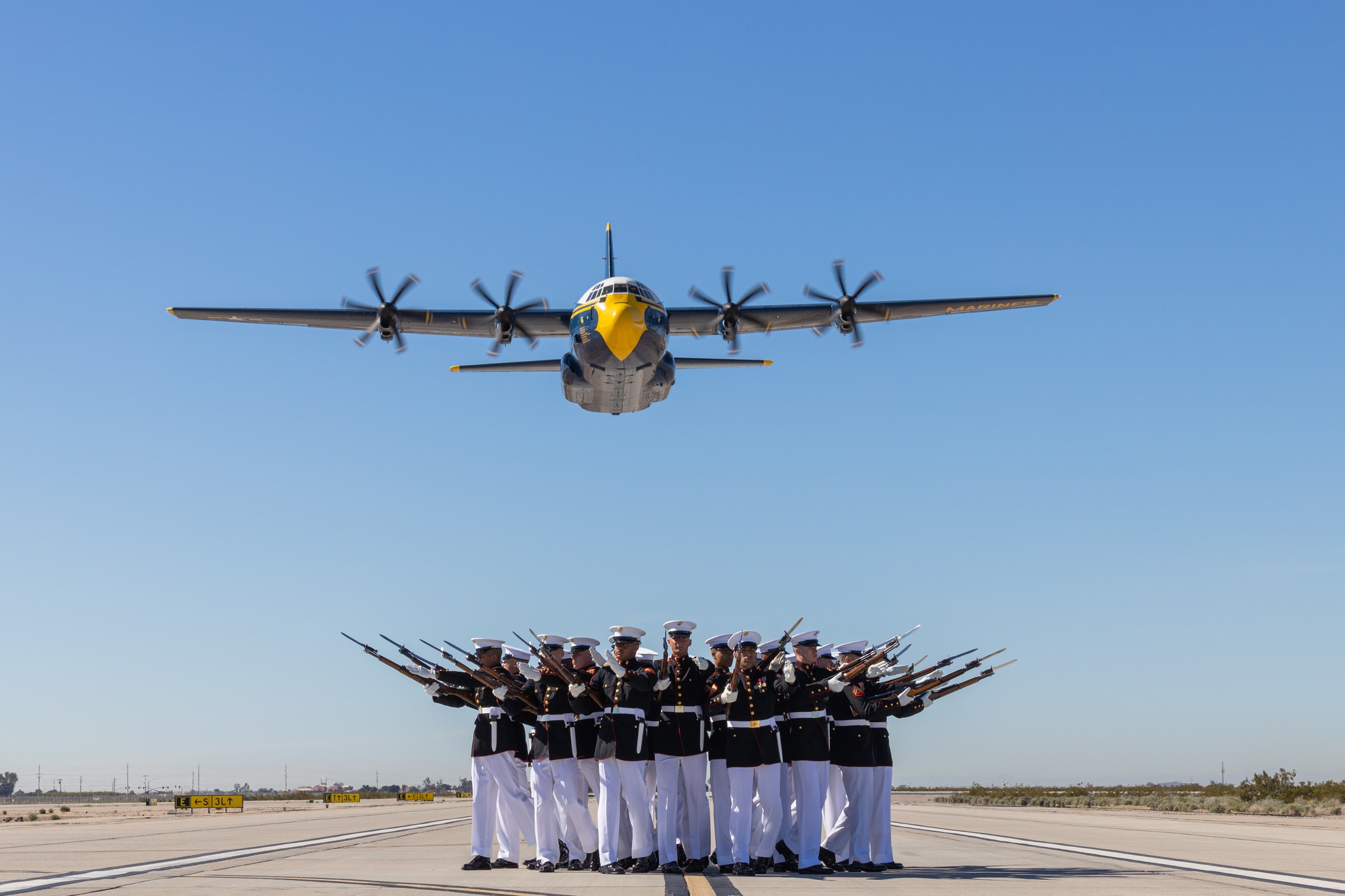 DVIDS - Images - The Blue Angels and the Silent Drill Platoon