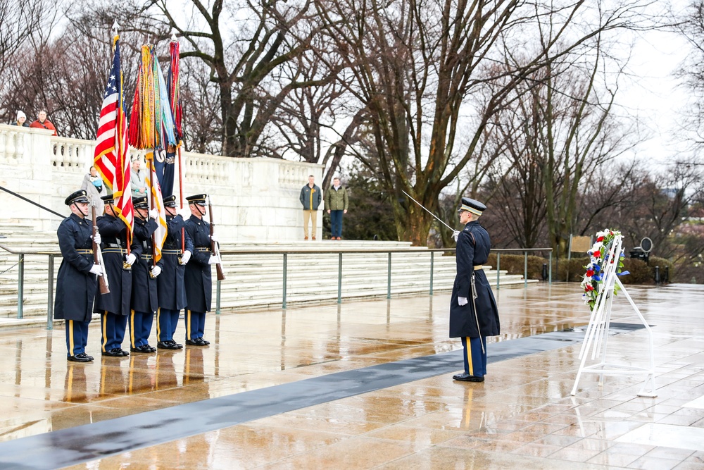 Chief of Staff of the India Army Full Honors Wreath-Laying Ceremony