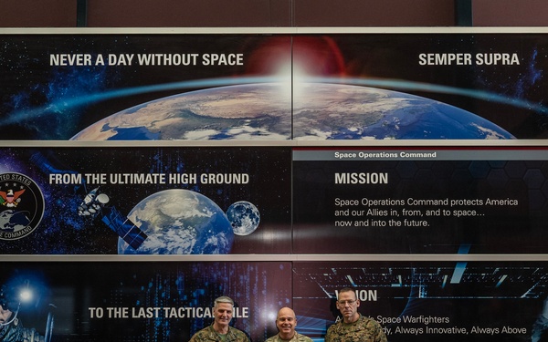 USSPACECOM hosts Assistant Commandant of the Marine Corps