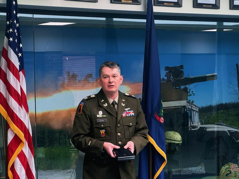Lt. Col. Christopher Perra Promotion