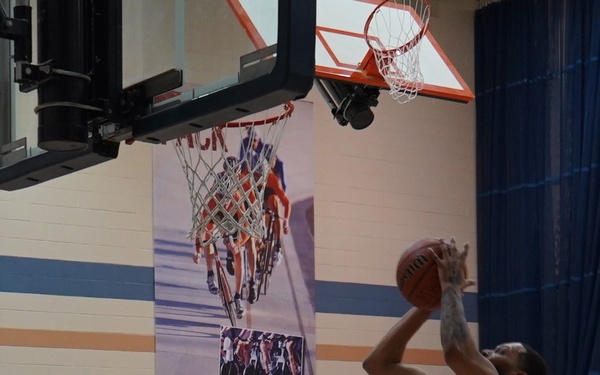 Intramural basketball at NWS Yorktown