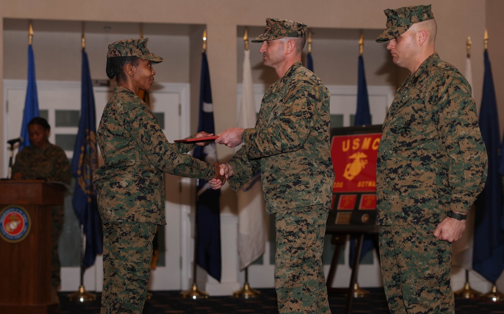 The first sergeant major of MCCOG retires, another assumes duties