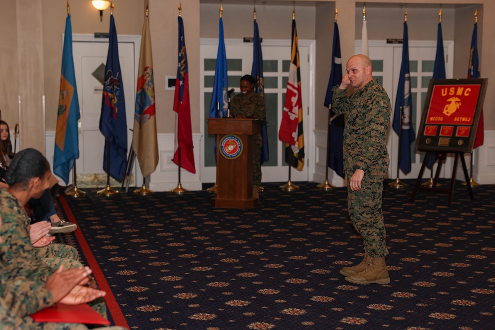 The first sergeant major of MCCOG retires, another assumes duties