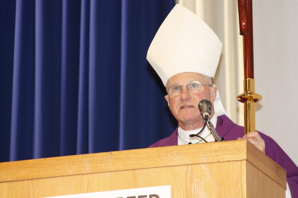 Walter Reed hosts Military Services USA Archbishop for Ash Wednesday Mass