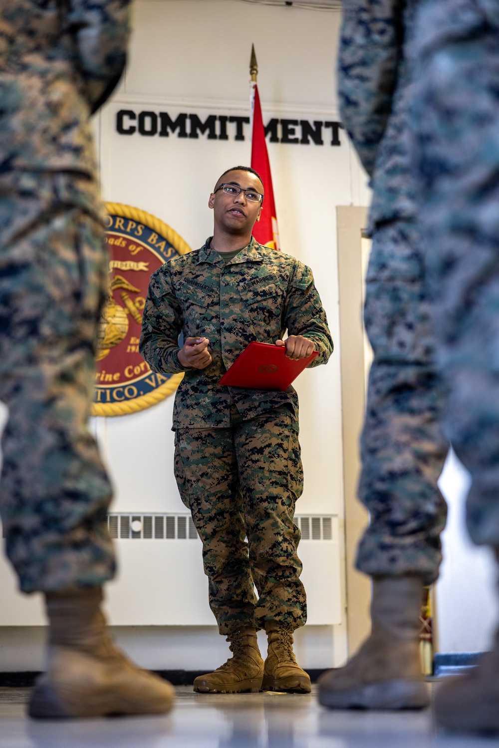 Arkansas native, Lance Cpl. Keahi Soomanstanton, receives award for superior work ethic