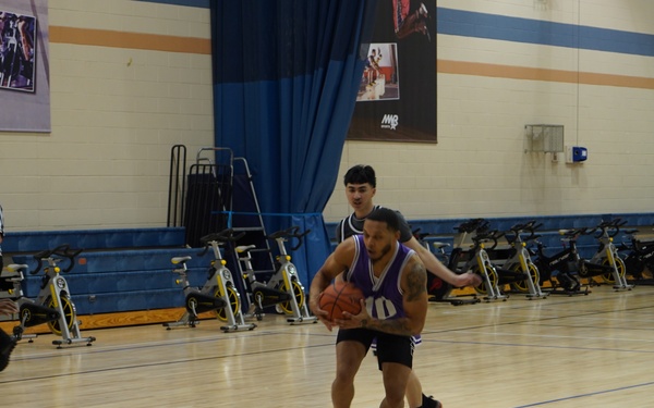 Intramural basketball at NWS Yorktown