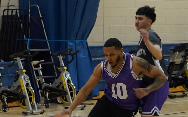 Intramural basketball at NWS Yorktown