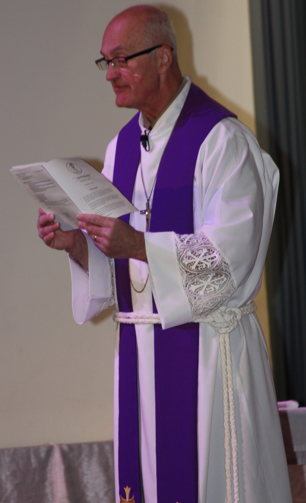 Walter Reed hosts Military Services USA Archbishop for Ash Wednesday Mass