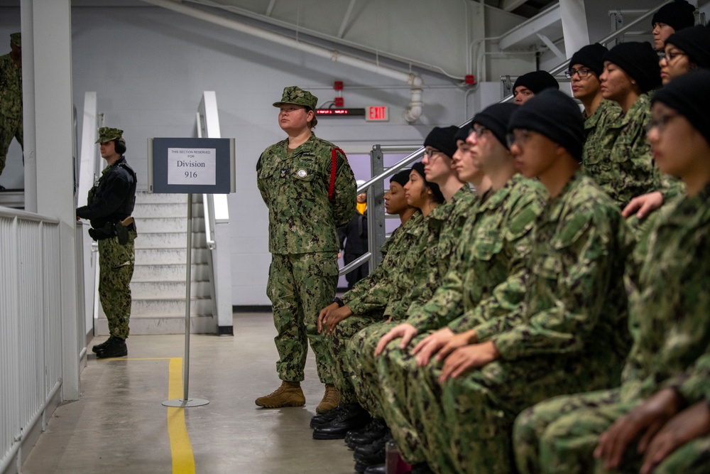 Recruit Training Command Pass in Review