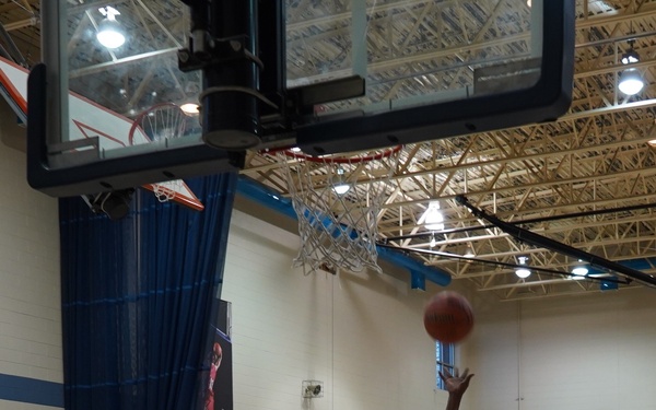 Intramural basketball at NWS Yorktown