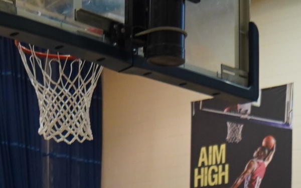 Intramural basketball at NWS Yorktown