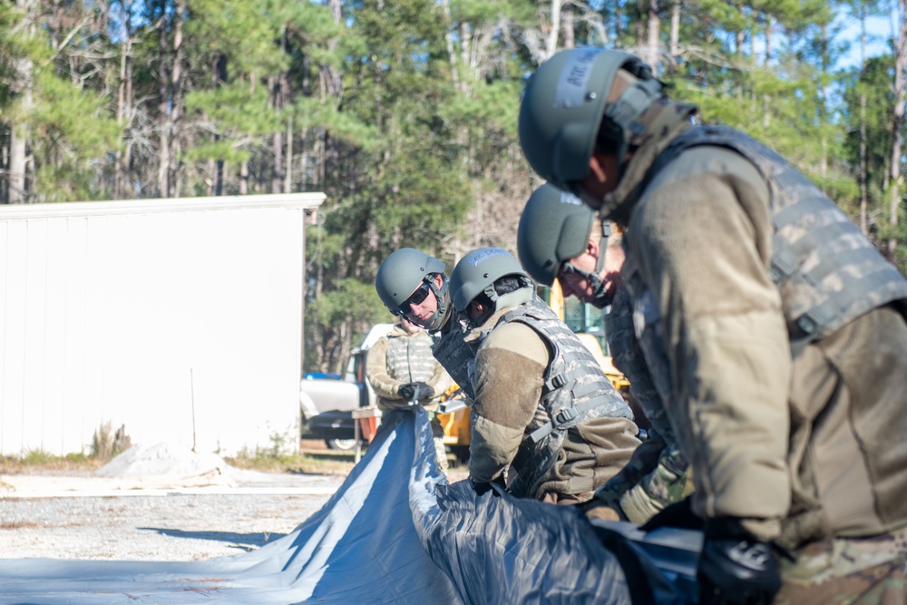628th CES conduct field exercise