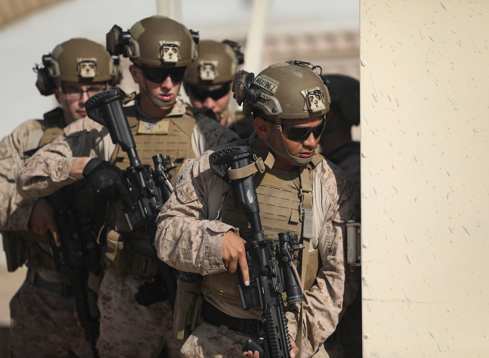 U.S., British Service Members Conduct FINEX Rehearsal during Eager Defender 24