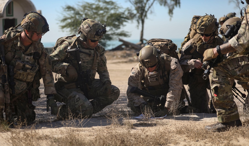 U.S., British, Kuwaiti Forces Team Up for FINEX during Eager Defender 24