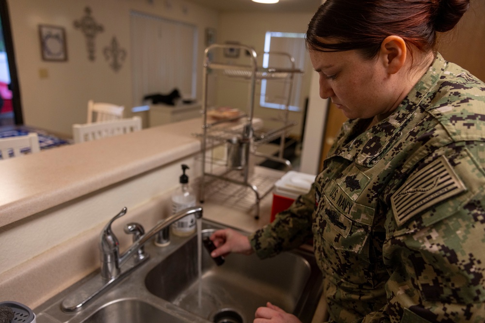 Navy Conducts Home Water Testing