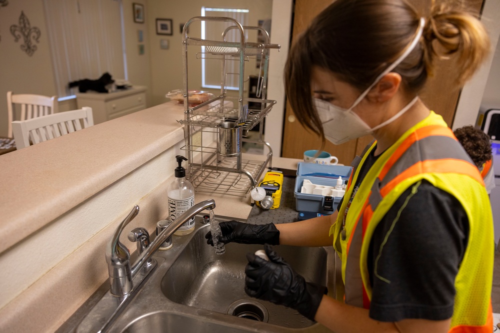 Navy Conducts Home Water Testing