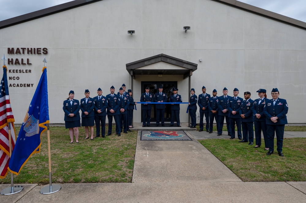 Mathies NCO Academy Assumption of Responsibility and Ribbon Cutting