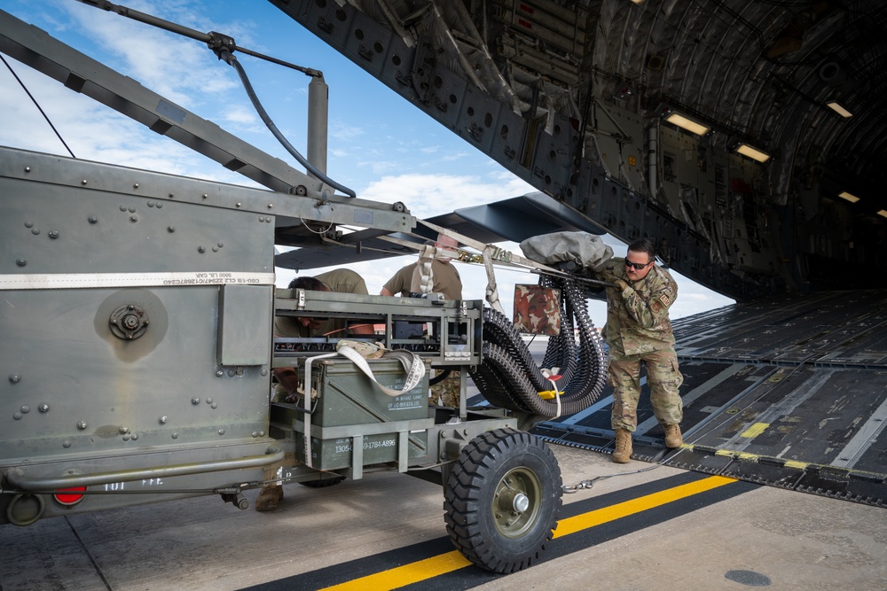 Wright Patterson C-17s relocate Whiteman A-10s following exercise
