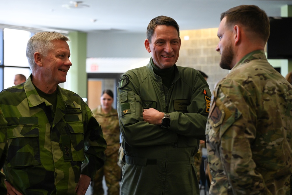 New York National Guard Hosts Swedish Delegation