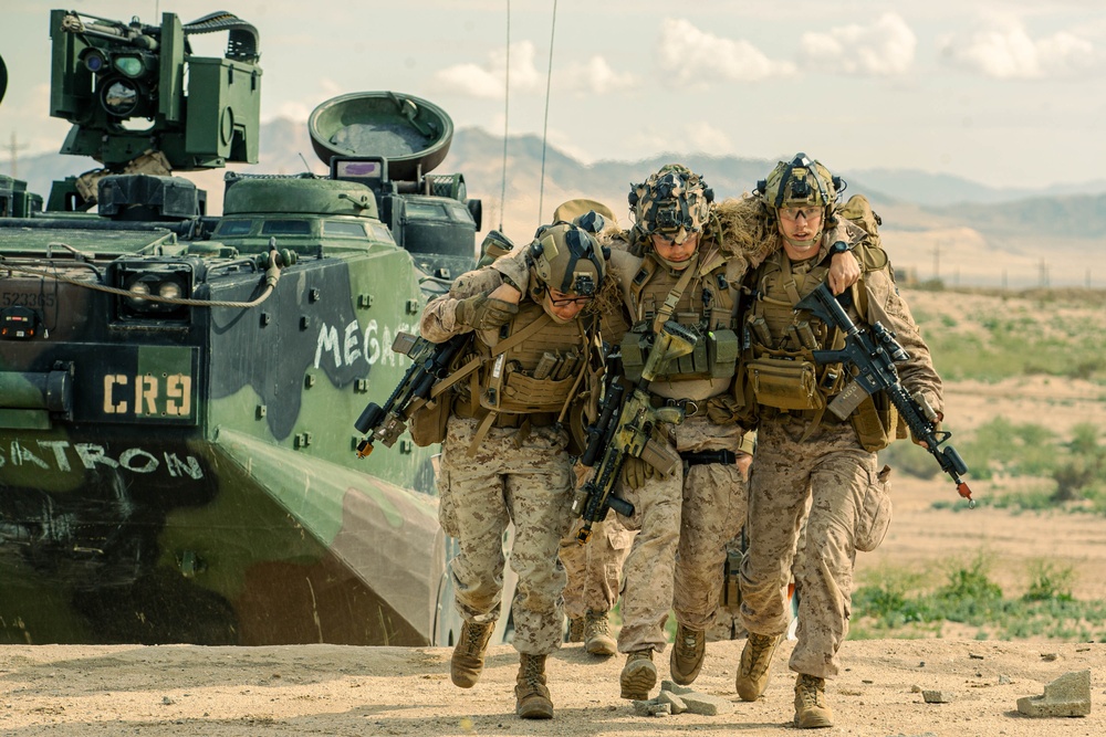 2d Battalion, 6th Marine Regiment Conduct Battalion Mechanized Assault