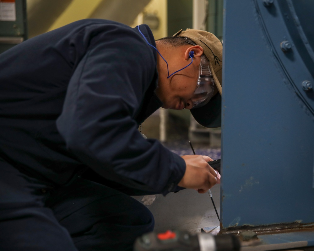 USS Tripoli Washing Machine Repair
