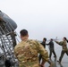 Aircrew members celebrate final flight