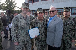Navy Seabee Awarded Commendation Medal for Heroic Rescue in Traffic Accident