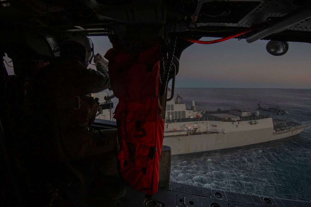 HSC-14 conducts an expeditionary exercise