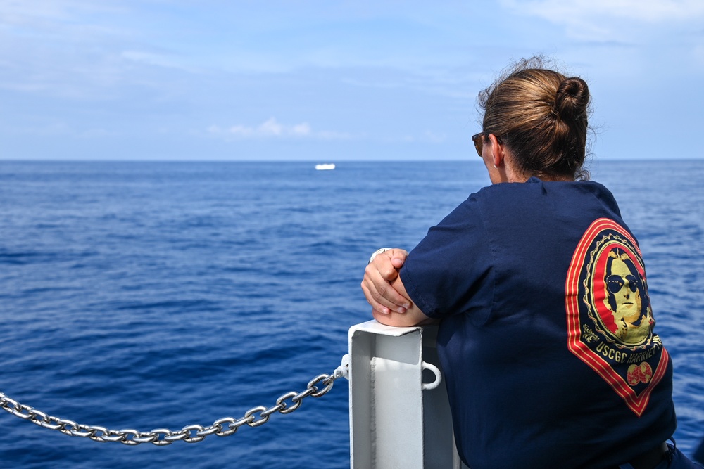 U.S. Coast Guard Cutter Harriet Lane, Fiji shipriders conduct fishery boardings