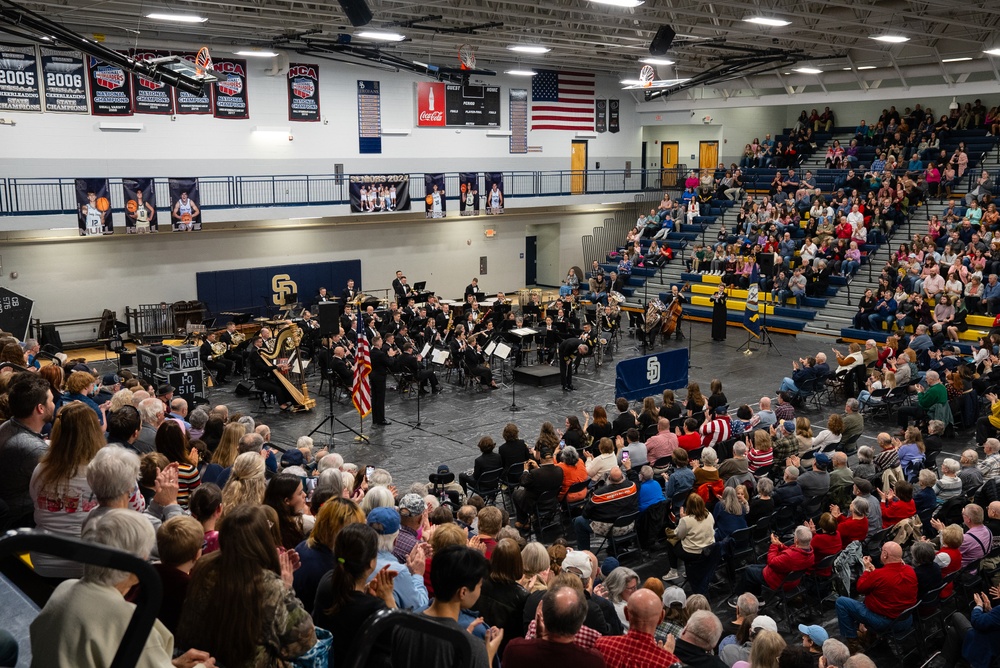 United States Navy Band performs at Soddy Daisy High School