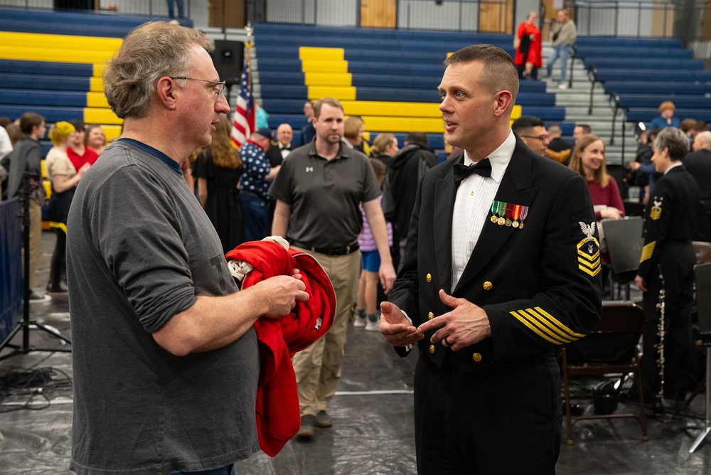 United States Navy Band performs at Soddy Daisy High School