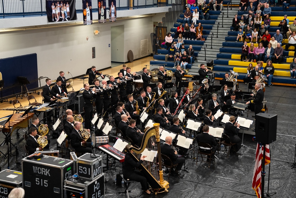 United States Navy Band performs at Soddy Daisy High School