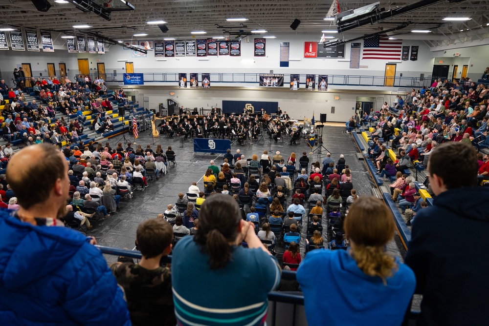 United States Navy Band performs at Soddy Daisy High School