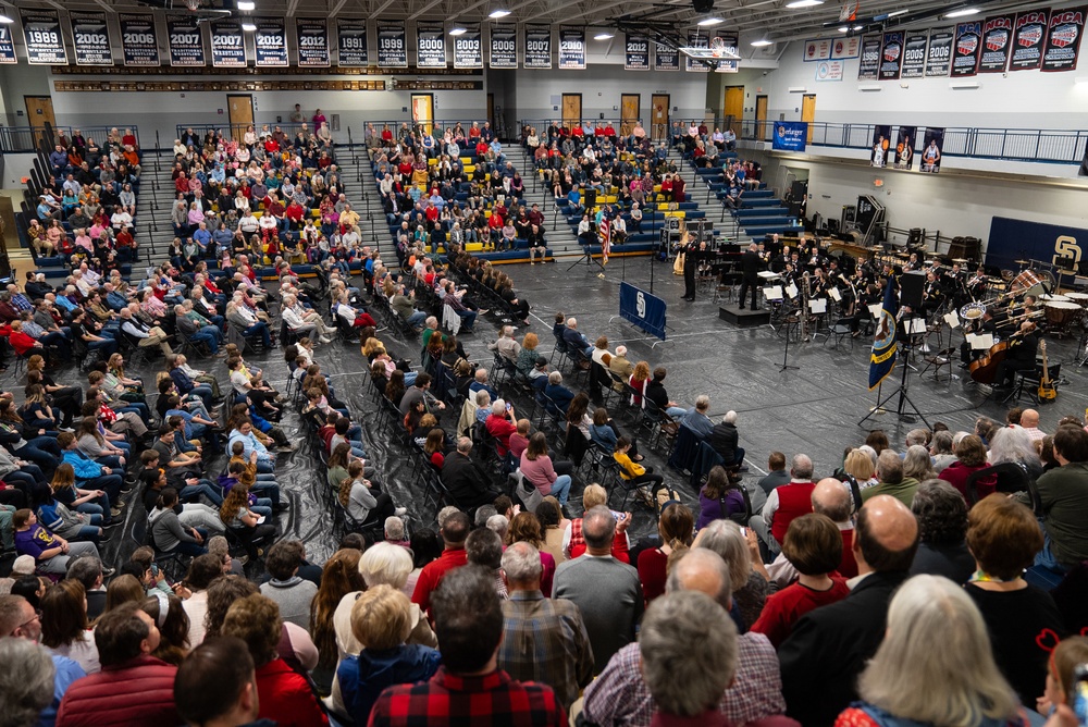 United States Navy Band performs at Soddy Daisy High School