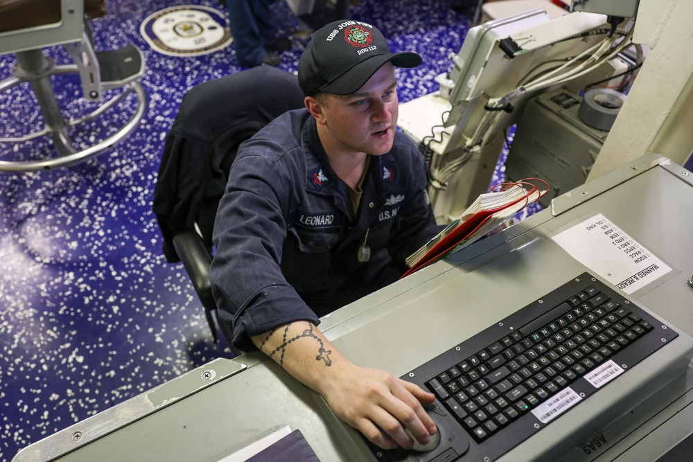 USS John Finn Conducts Engineering Training