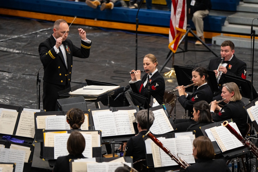 United States Navy Band performs at Soddy Daisy High School