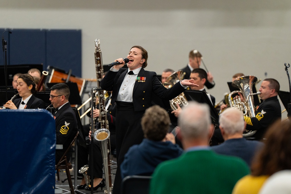 United States Navy Band performs at Soddy Daisy High School