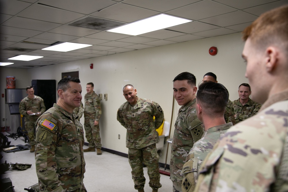 SMA Weimer meets Area I Soldiers