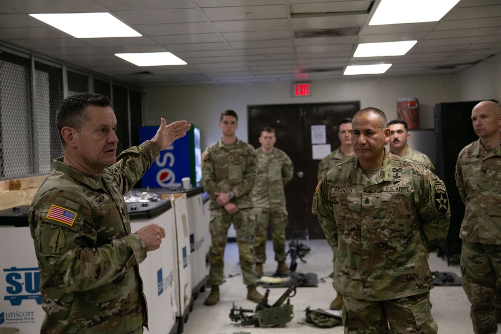 SMA Weimer meets Area I Soldiers