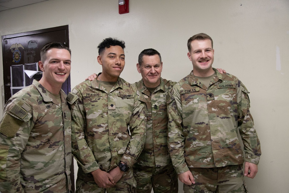 SMA Weimer meets Area I Soldiers