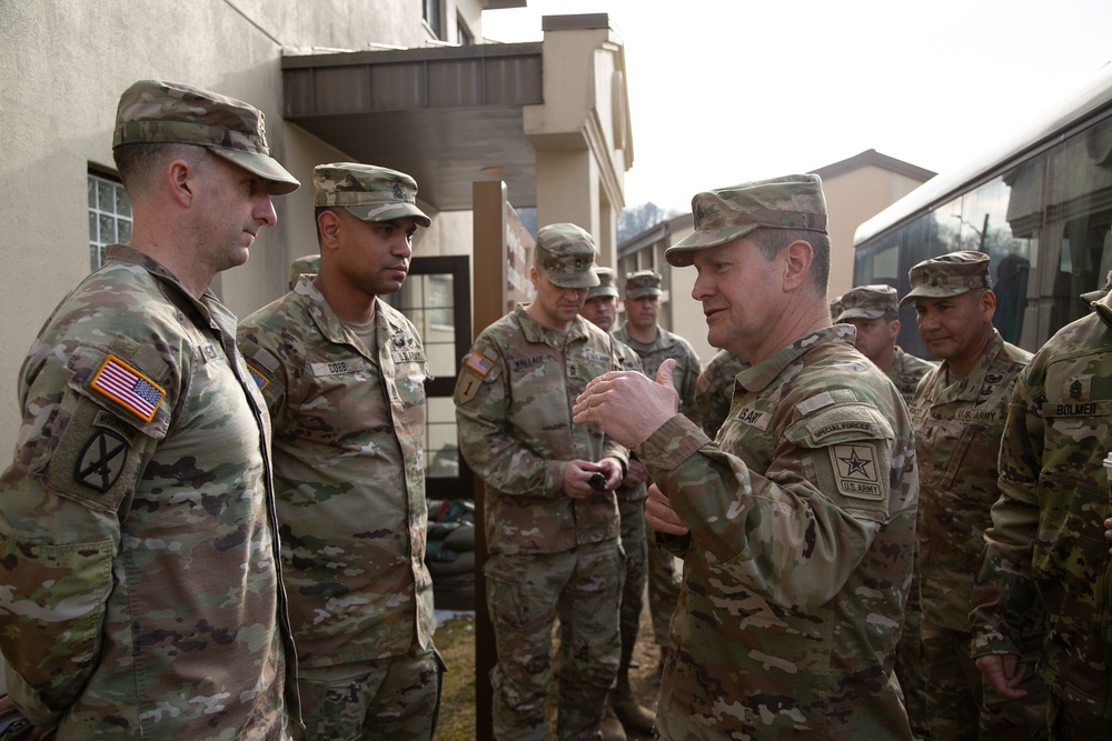 SMA Weimer meets Area I Soldiers