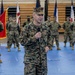 Alpha Company hold change of command ceremony