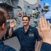 USS John Finn Conducts Reenlistment