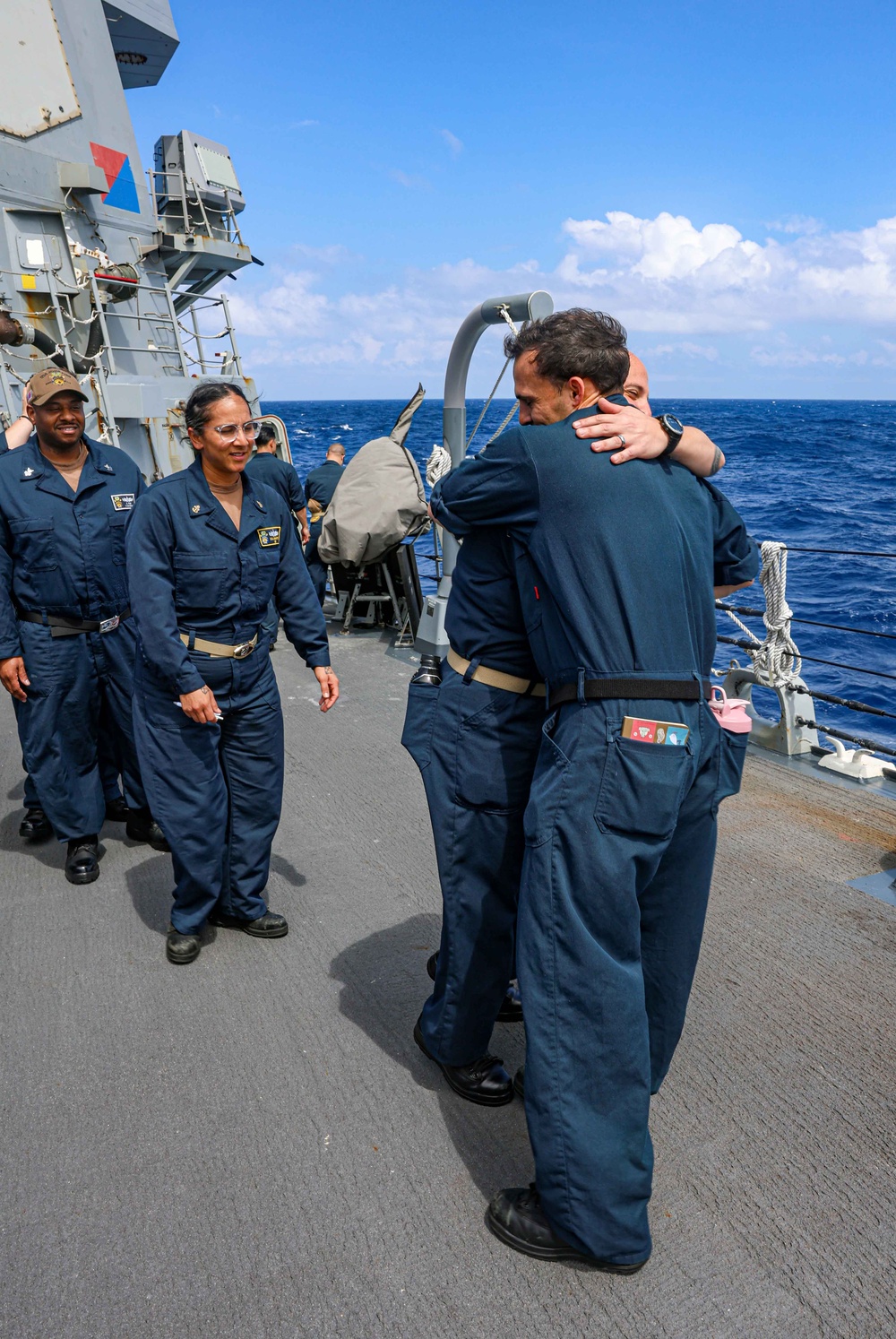 USS John Finn Conducts Reenlistment