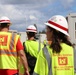 USACE gives progress update on temporary school to a reporter from Se Habla Media