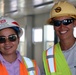 Dora Molina and USACE contractor conduct CPF site visit