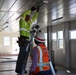 USACE project engineer conducts a site tour at the temporary school site in Lahaina, Hawai‘i