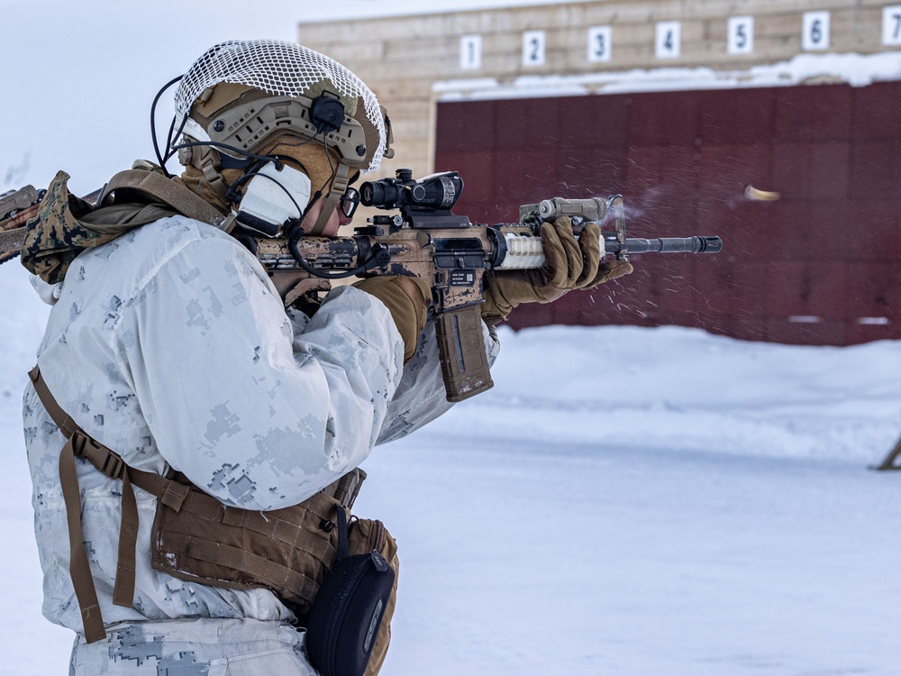 1st Battalion, 2nd Marines in Cold Weather Training during Nordic Response 24 in Norway